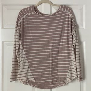 SUPER SOFT pink/white top